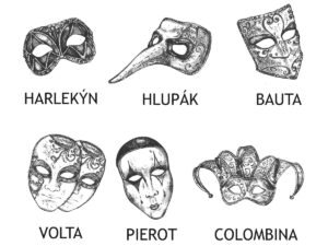 Benátské masopustní masky