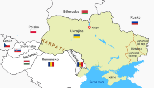 Ukrajina mapa
