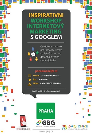    Interaktivní workshop Internetový marketing s Googlem