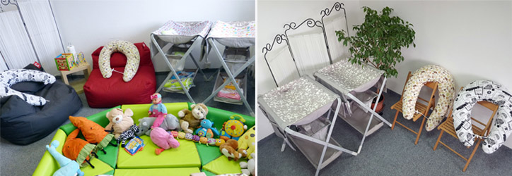 Zvýhodněné balíčky kojicích a přebalovacích koutků