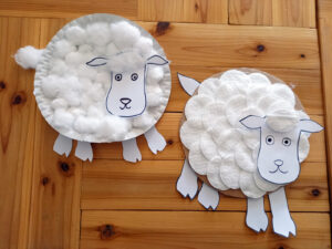 Tvoření s dětmi: ovečka