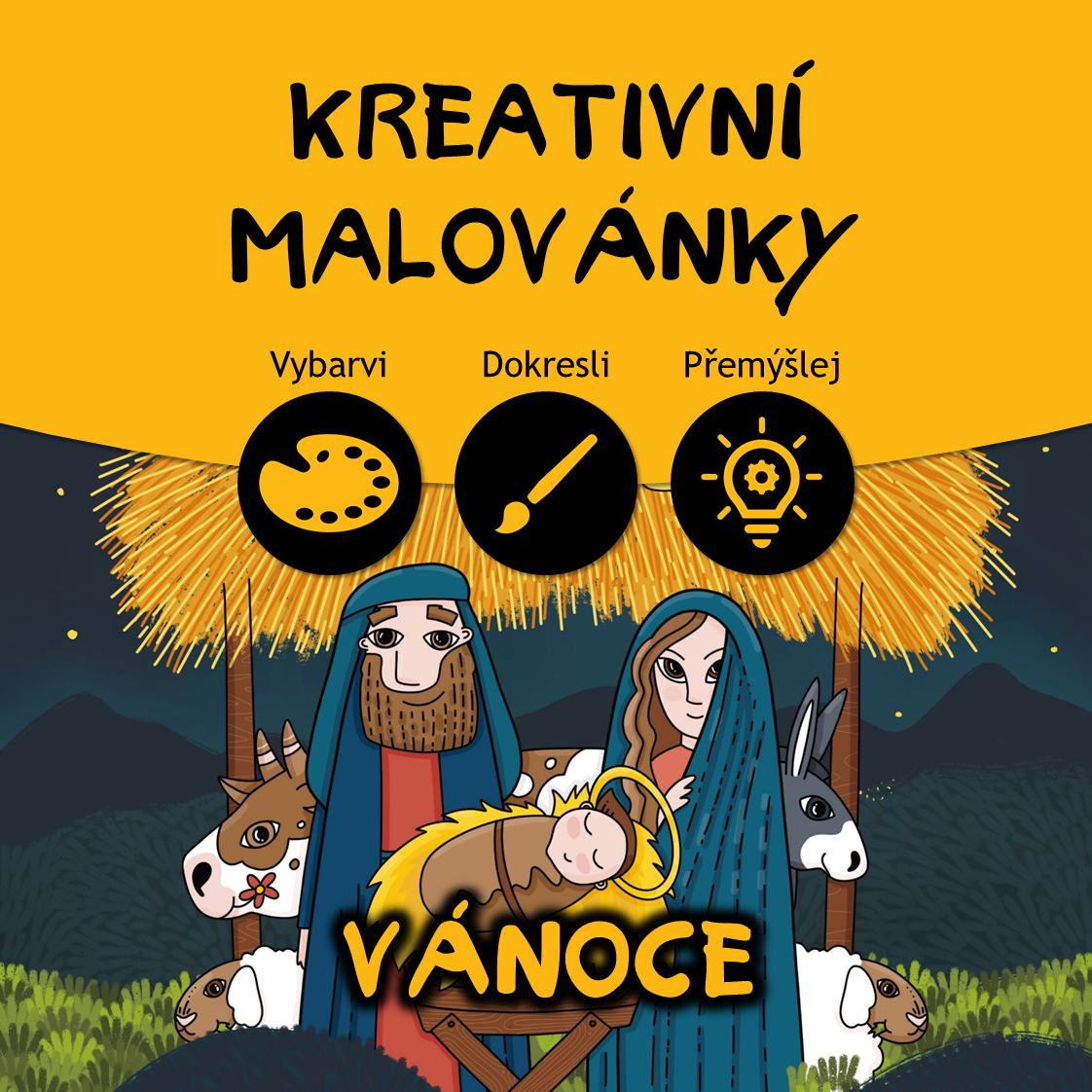 Kreativní malovánky: Vánoce - Baby Office