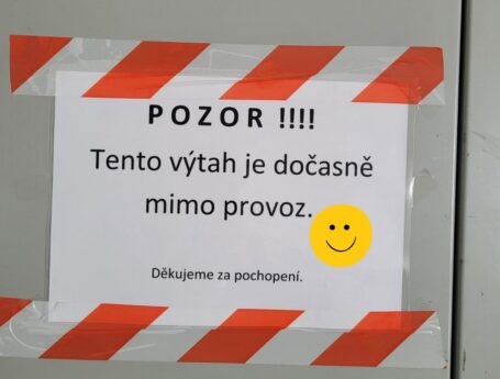 Výtah nejede