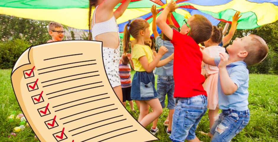 Příměstské tábory Checklist