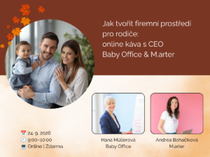 Pozvánka na kávu s CEO. Diskuze o prorodinné politice ve firmách 24.9.2026